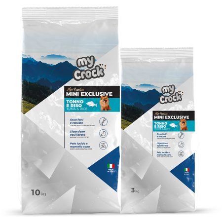 Alimento completo high premium per cani adulti MINI gusto Tonno e Riso